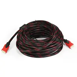 Кабель шнур HDMI-HDMI високої чіткості V1.4 довжина 30м в нейлоновій оплетці
- мініатюра 4