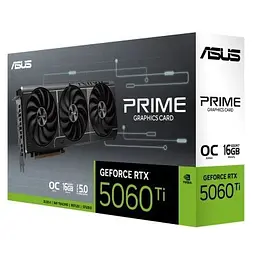 Відеокарта Asus GeForce RTX5060Ti 16Gb PRIME OC (PRIME-RTX5060TI-O16G) - мініатюра 10