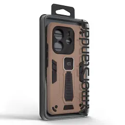 Чохол ArmorStandart Proover для Xiaomi Redmi Note 14 4G Brown - мініатюра 3