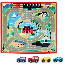Килимок ігровий Melissa & Doug Міська дорога з машинками (MD19400)