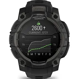 Смарт-годинник Garmin Instinct 3 45mm AMOLED Black with Black Band (010-02936-00) - мініатюра 8