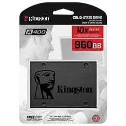 SSD диск Kingston SSDNow A400 960GB 2.5" SATAIII 3D V-NAND (SA400S37/960G) - мініатюра 4