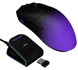 Миша HATOR Hellyberry HM47 PRO wireless Black Violet Gradient (HM47PRO_black_violet) U1 - мініатюра 8