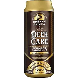 Гель для умывания Beer Care 2 в 1 с протеинами пшеницы 400 мл