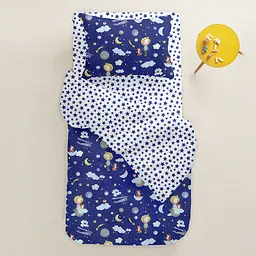 Комплект постільної білизни Cosas підлітковий LITTLE PRINCE & STAR 155 x 215 см (LittlePrinceBlue_Starfall_155) - мініатюра 2