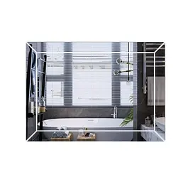 Дзеркало Mixxus Premium CUBIC MR14-70x50-REVERSE (LED Touch, Anti-fog) (MP6647) - мініатюра 1