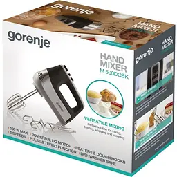 Міксер GORENJE M 500 DCBK - мініатюра 3