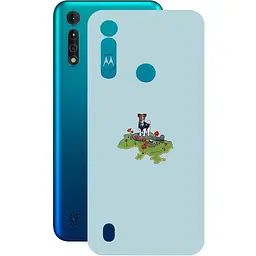 Защитная пленка StatusSKIN для Motorola Moto G8 Power Lite Корпус Винил Патрон 2