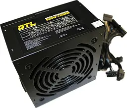 Блок живлення 500 Вт, GTL, Black, 120 мм, 2xMolex / 4xSATA / 1x6-pin / 1x4+4-pin / 1x20+4-pin, захист SCP / OCP / OVP / UVP (GTL-500-120)