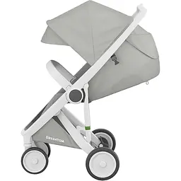 Прогулянкова коляска Greentom Classic Grey-White (8718858972302) - мініатюра 2