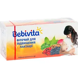 Фіточай Bebivita для підвищення лактації в пакетиках 20 шт. - мініатюра 2