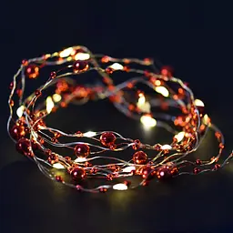 Гірлянда світлодіодна Yes! Fun Намистини 20 LED на мідному дроті та батарейках тепло-біла 2.2 м (801205) - мініатюра 3