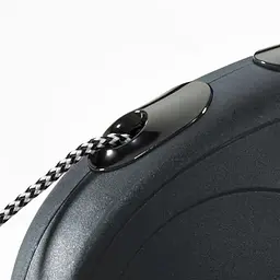 Рулетка для собак із тросовим повідцем S New Classic чорного кольору 5 м/12 кг S Flexi zoo0005827 - мініатюра 2