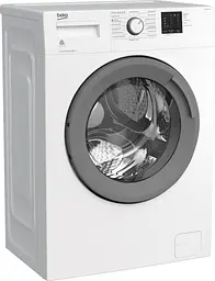 Пральна машина Beko з фронтальним завантаженням , Білий+сірий люк (WUE6511XSW) - мініатюра 3