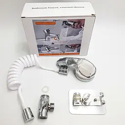 Душова система на умивальник душ із перемикачем на змішувач UKC Modified Faucet With external Shower - мініатюра 6