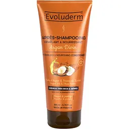 Кондиціонер для сухого та пошкодженого волосся Evoluderm живильний з аргановою олією 200 мл