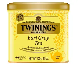 Чай Twinings чорний Ерл Грей 100 г ж/б