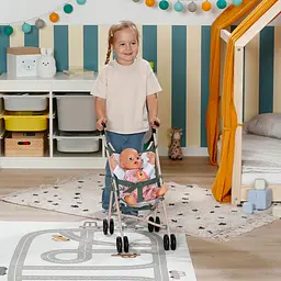 Візочок для ляльки BABY BORN - ТРОПІКИ (прогулянкова, складна) BABY born 838327 - мініатюра 8