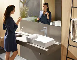 Змішувач Hansgrohe Metropol 260 для умивальник Polished Gold Optic 32512990 Золотий - мініатюра 2