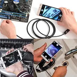 Камера Ендоскоп Android та PC Endoscope, гнучка USB-камера (100P) 2 метри - мініатюра 7