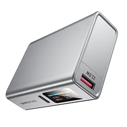 Портативний ЗП Power Bank BOROFONE BJ72 Energy 22.5W+PD20W with display 10000 mAh Metal gray - мініатюра 4