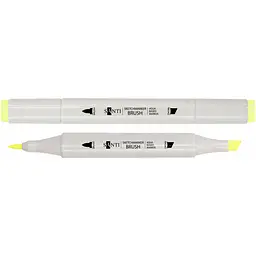 Набір акварельних маркерів Santi Sketch SM-73 неоново-жовтий 6 шт. (390746)