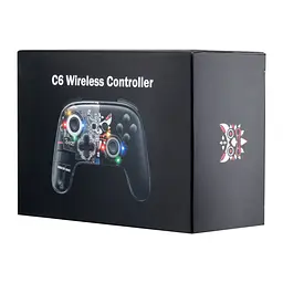 Геймпад Onikuma C6 Switch Wireless Bluetooth Controller 7 color magic lights чорний - мініатюра 2