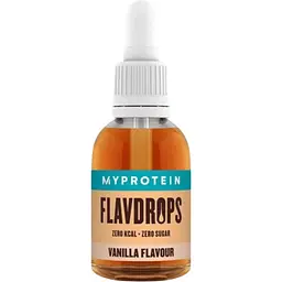 Краплі Myprotein Flavdrops Vanilia рідкий цукрозамінник 50 мл зі смаком ванілі (100-15-2981786-20) - мініатюра 2