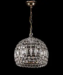 Стельова люстра E27 Splendid Ray L311/1L (26) FGD, 1 лампа, золото-білий, висота 45 см, діаметр 25 см, сучасний стиль для дому - мініатюра 2