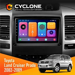 Штатна магнітола Toyota Land Cruiser Prado (120) 2002-2009 AMP Cyclone C9-001 2x32 CPL Cyclone (НФ-00002919)
