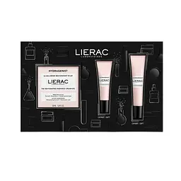 Новорічний набір Lierac Hydragenist: гель-крем для обличчя The Rehydrating Radiance Cream-Gel 50 мл + cироватка The Rehydrating Serum 15 мл + крем для контуру очей The Rehydrating Eye Care 7.5 мл - мініатюра 2