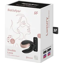 Смарт-вібратор для пар Satisfyer Double Love (Black) - мініатюра 7