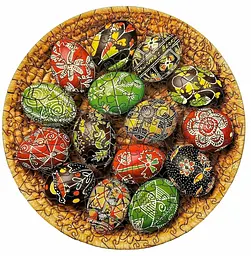 Пазл Спадщина дерев`яний UkrainianPuzzles Писанки - мініатюра 2