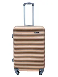 Валіза середня M ABS-пластик Milano bag 004 66×44×28,5см 75л Шампань