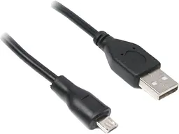 Кабель Maxxter USB-MicroUSB 1m UF-AMM-1M Black