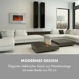 Камін електричний Klarstein Lausanne Luxe 2000W (10034252) - мініатюра 2