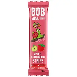 Цукерки фруктово-ягідні Bob Snail Яблучно-полуничний страйп 84 г (6 шт. х 14 г) - мініатюра 6