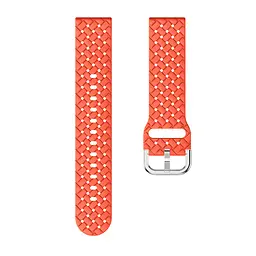 Ремінець Twist для Xiaomi Amazfit Bip Bip Lite Bip U Bip 1S Bip 3 - помаранчевий ширина кріплення 20мм силікон Watchbands (W31-8WB13160120) - мініатюра 3