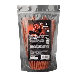 Ковбаски курячі ДО ПИВА Meat Chips зі смаком хамону (в/к) 500г