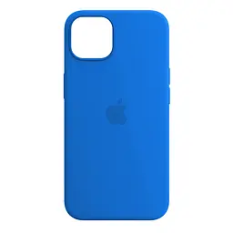 Силиконовый противоударный чехол-накладка для Apple iPhone 14, панель с защитой всего корпуса, софт-тач, capri blue, ArmorStandart (ARM62376)