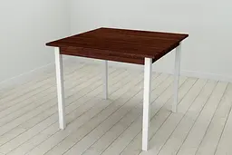 Стіл кухонний Ferrum-decor Дієго 75x90x90 Білий ДСП Венге 16мм (FRD-105618)