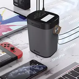 Зовнішній акумулятор з режимом ДБЖ Sandberg 420-71 - 60000 mAh PD 3A QC3.0 / VOOC 20W - мініатюра 5
