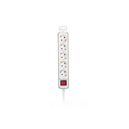 Мережевий подовжувач 2E 5XSchuko з вимикачем,1.5м, white (2E-U05ESM1.5) - мініатюра 2
