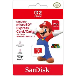 Карта пам'яті SanDisk microSDXC 256GB A1 UHS-I Express для Nintendo Switch 2 (SDSQXFN-256G-GR6ZN) [163223] - мініатюра 2
