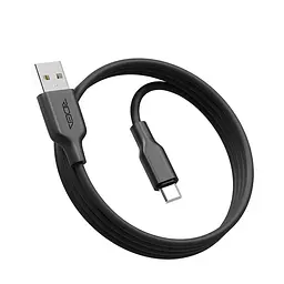 Кабель для заряджання та обміну даними USB Ridea RC-AI21 AirSiliconePro 60W 20V/3A USB-Type C 1 м Чорний