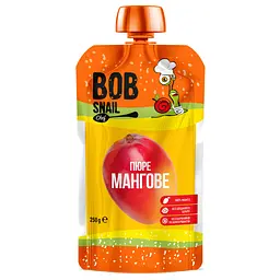 Пюре фруктовое Bob Snail Манго, пастеризованное, 250 г (890855)