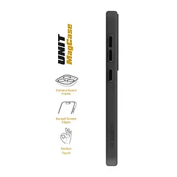 Чехол Samsung Galaxy S25 Plus 5G, Unit MagSafe, черный, прозрачный, магсейф, противоударный, магнитный, панель-накладка с поддержкой MagSafe, с поддержкой беспроводной зарядки, TPU+PC, защита всего корпуса, ударопрочный, ArmorStandart (ARM82263) - мініатюра 3