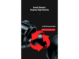 Автомобільний тримач для смартфона BASEUS Mr Hui Gravity (SUYL-HU01) - мініатюра 10