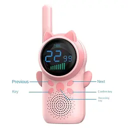 Дитяча рация Walkie Talkie D25 Pink - мініатюра 3