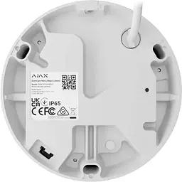 IP-камера Ajax DomeCam Mini (4 mm) Дротова 8 Mp біла - мініатюра 3